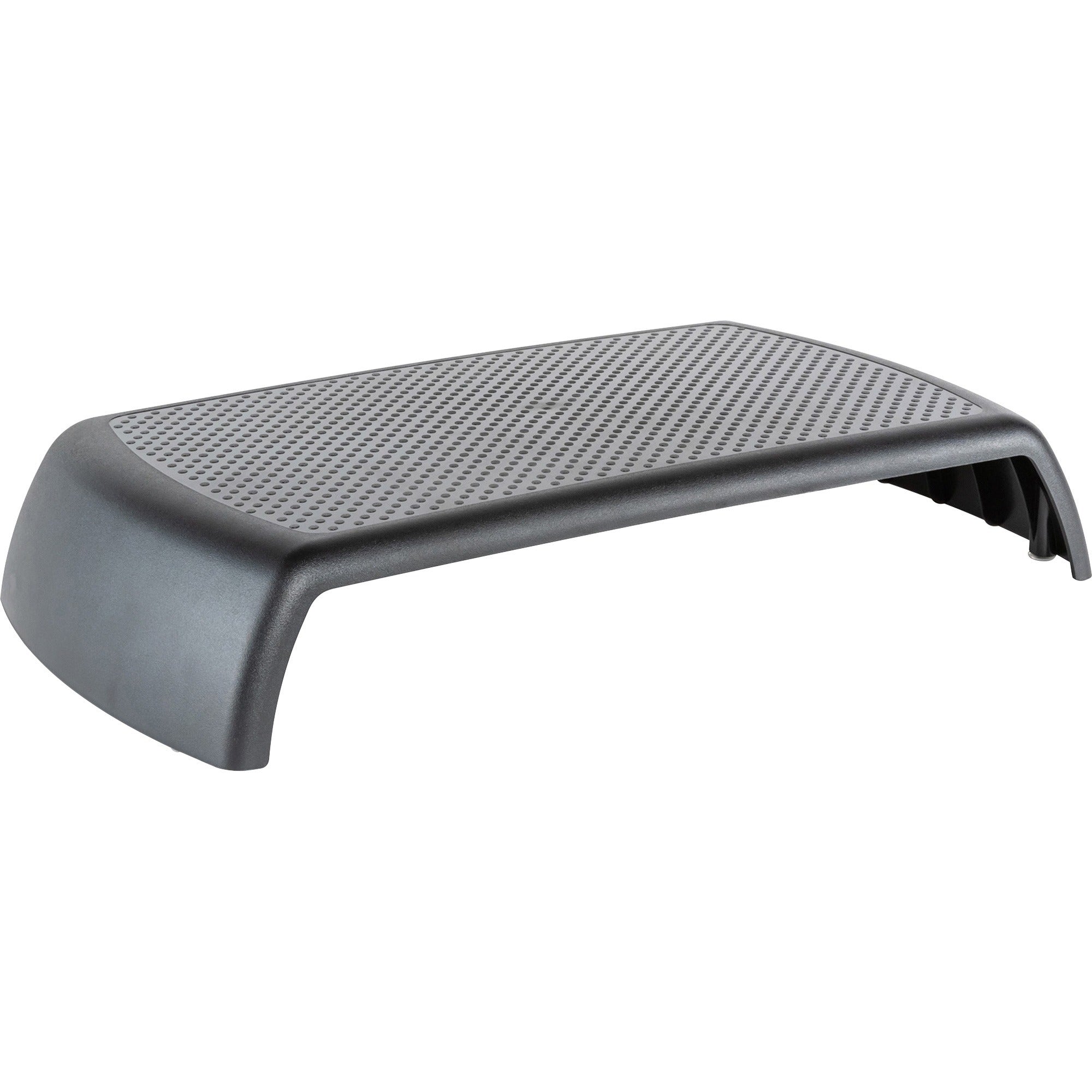 Ergo Riser Monitor Stand, 16" x 9" x 2.75", Black, Supports 30 lbs