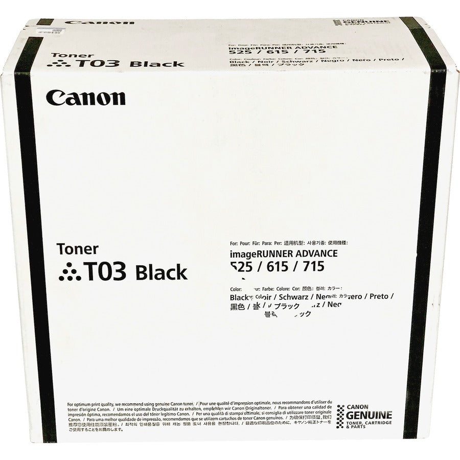 Canon T03 Original Laser Toner Cartridge - Black - 1 Each - 51500 Pages