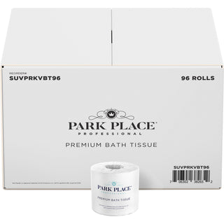 Park Place Double-ply Premium Bath Tissue Rolls - 2 Ply - 420 Sheets/Roll - White - For Bathroom - 96 / Carton