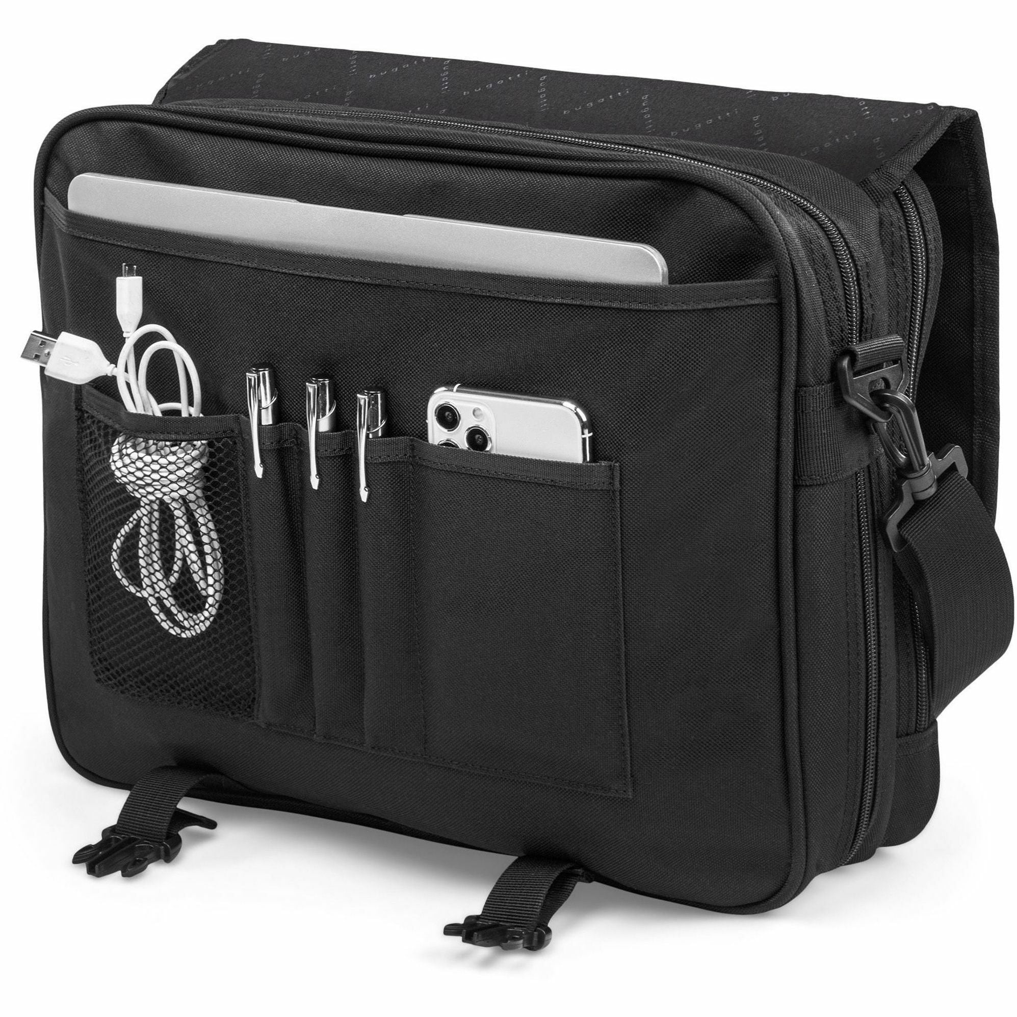 bugatti-the-associate-carrying-case-briefcase-for-156-notebook-black-polyester-body-12-height-x-15-width-x-5-depth-1-each_bugexb531black - 3