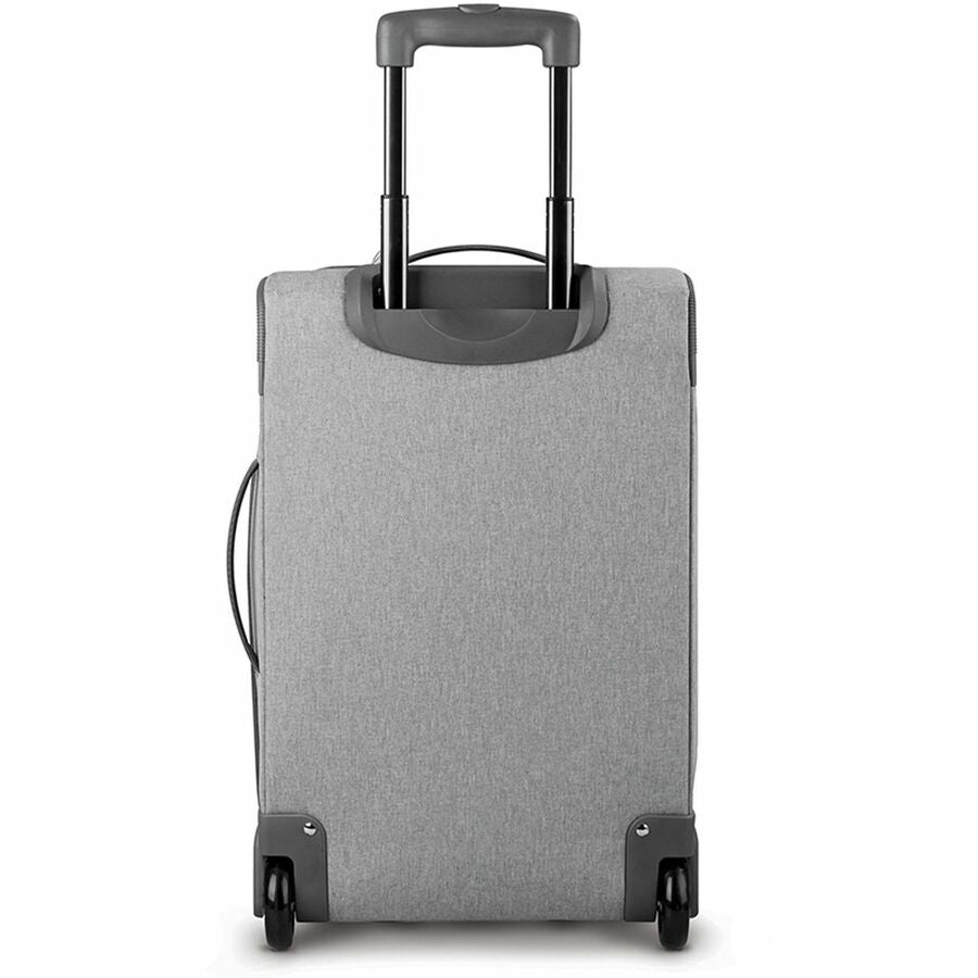Solo Re:treat Travel/Luggage Case (Carry On) Luggage, Travel Essential - Gray - Handle - 22" Height x 14" Width x 7" Depth - 1 Each