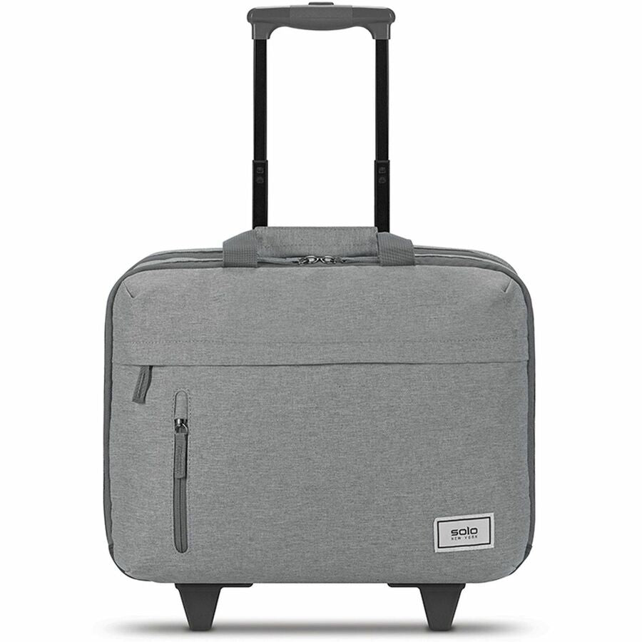 Re:Start Underseat Rolling Case, 15.6, 16 x 6 x 14, Light Gray