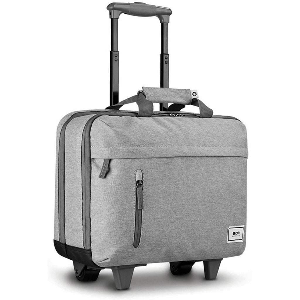 Re:Start Underseat Rolling Case, 15.6, 16 x 6 x 14, Light Gray