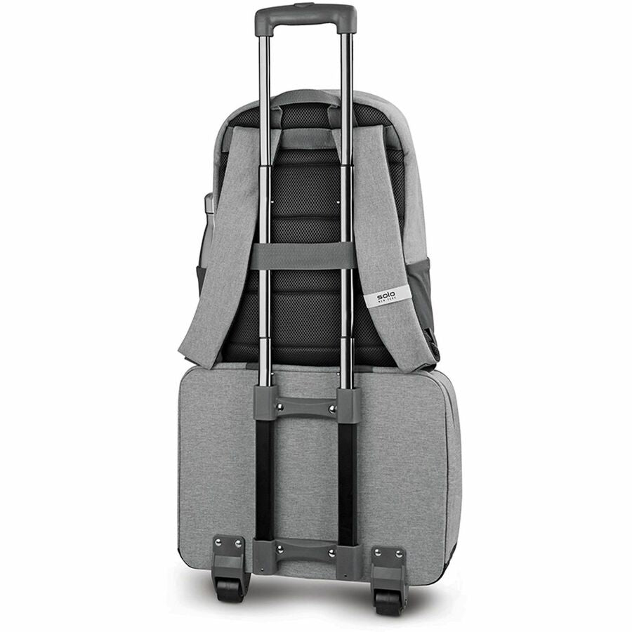 Re:Start Underseat Rolling Case, 15.6, 16 x 6 x 14, Light Gray