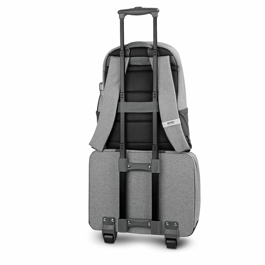 Re:Start Underseat Rolling Case, 15.6, 16 x 6 x 14, Light Gray