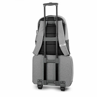 Re:Start Underseat Rolling Case, 15.6, 16 x 6 x 14, Light Gray