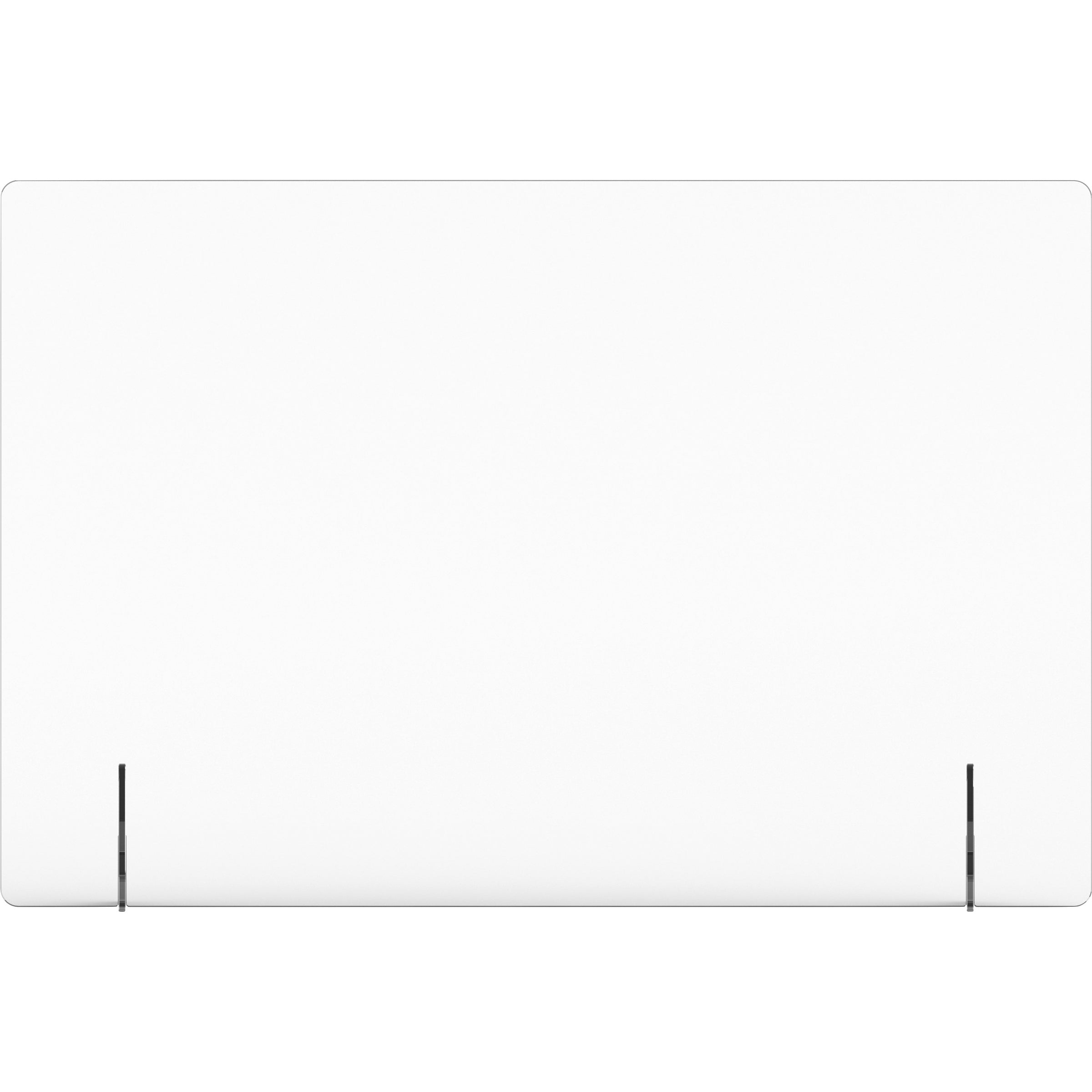 lorell-social-distancing-barrier-36-width-x-7-depth-x-24-height-1-each-clear-acrylic_llr55684 - 2