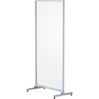 lorell-mobile-full-protective-glass-screen-36-width-x-03-depth-x-78-height-1-each-clear-tempered-glass-aluminum_llr55673 - 1