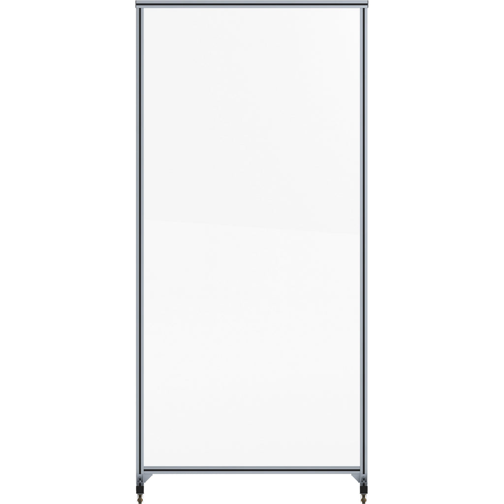 lorell-mobile-full-protective-glass-screen-36-width-x-03-depth-x-78-height-1-each-clear-tempered-glass-aluminum_llr55673 - 3