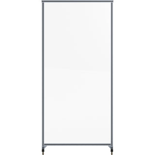 lorell-mobile-full-protective-glass-screen-36-width-x-03-depth-x-78-height-1-each-clear-tempered-glass-aluminum_llr55673 - 3