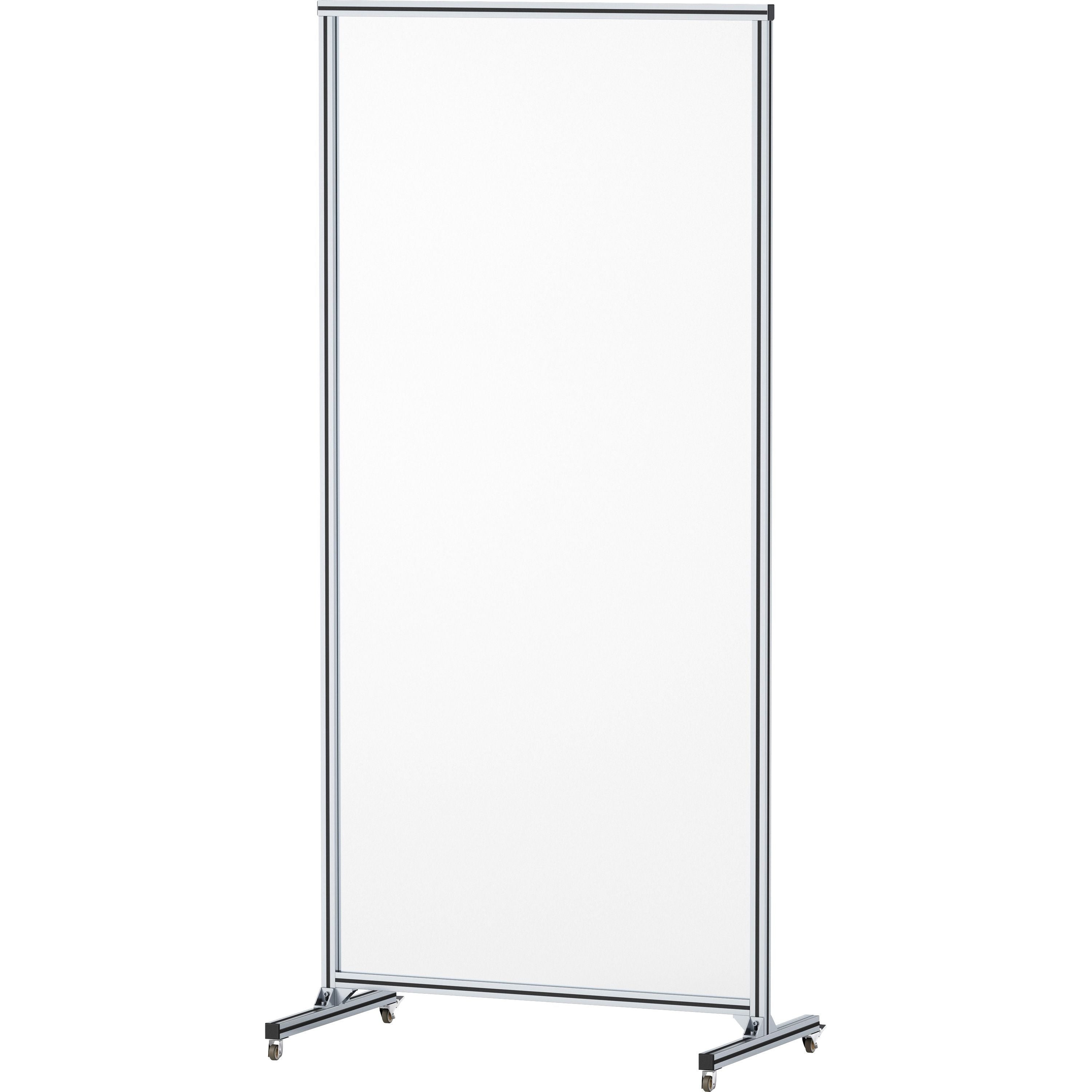 lorell-mobile-full-protective-glass-screen-36-width-x-03-depth-x-78-height-1-each-clear-tempered-glass-aluminum_llr55673 - 4