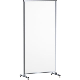 lorell-mobile-full-protective-glass-screen-36-width-x-03-depth-x-78-height-1-each-clear-tempered-glass-aluminum_llr55673 - 5
