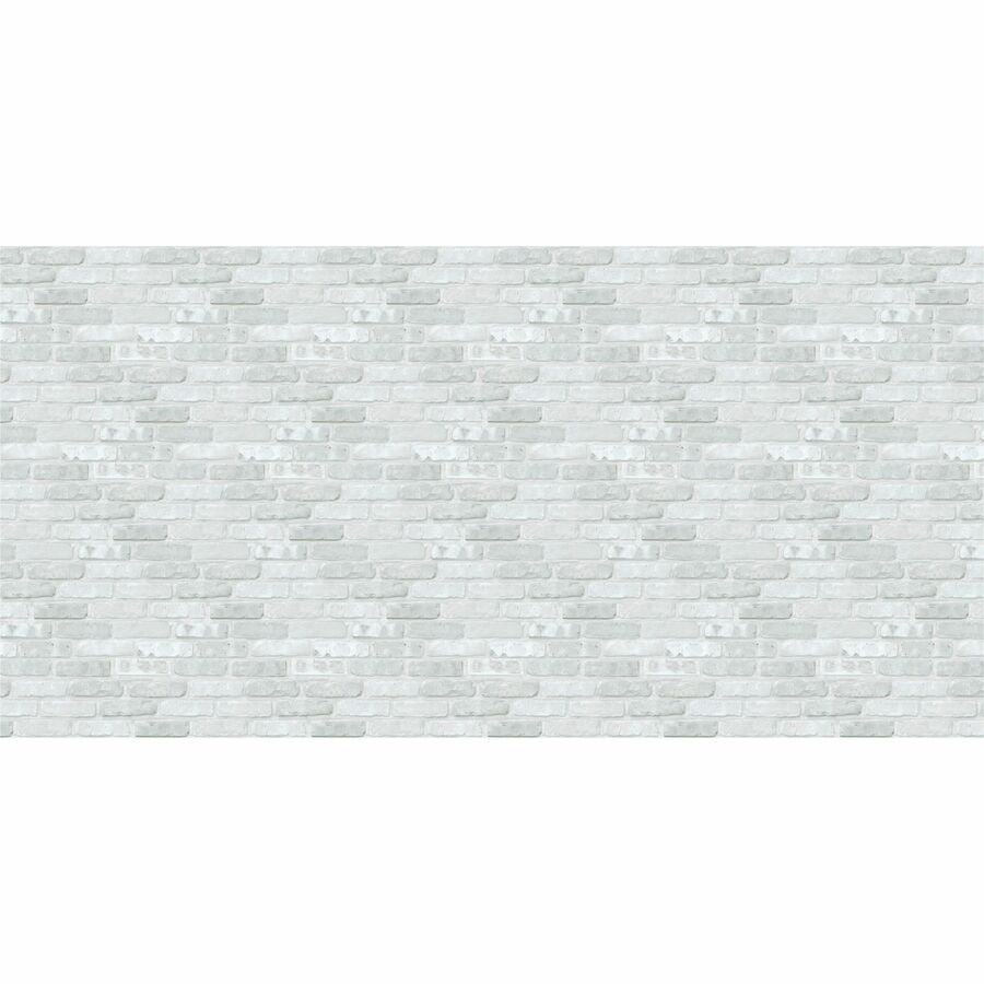 Fadeless Designs Paper Roll - Art Project, Craft Project, Bulletin Board, School, Office, Home - 48"Width x 50"Length - 1 / Roll - White, Gray