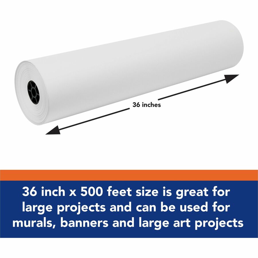 tru-ray-construction-paper-art-roll-mural-art-project-banner-36width-x-500-ftlength-1-roll-white-sulphite_pacp100599 - 4