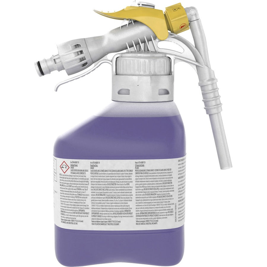 Diversey Power Cleaner & Degreaser - 50.7 fl oz (1.6 quart) - Citrus Scent - 2 / Carton - Easy to Use, Rinse-free, Butyl-free, Heavy Duty, Low Odor - Purple