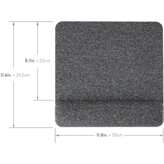 Premium Plush Mouse Pad, 11.8 x 11.6, Gray