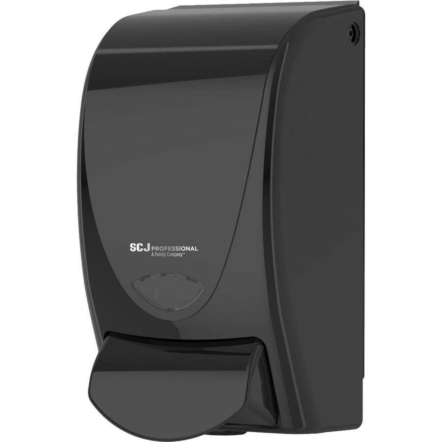 SC Johnson Proline Curve Manual Dispenser - Manual - 1.06 quart Capacity - Durable, Antimicrobial, Anti-bacterial - Black - 1Each