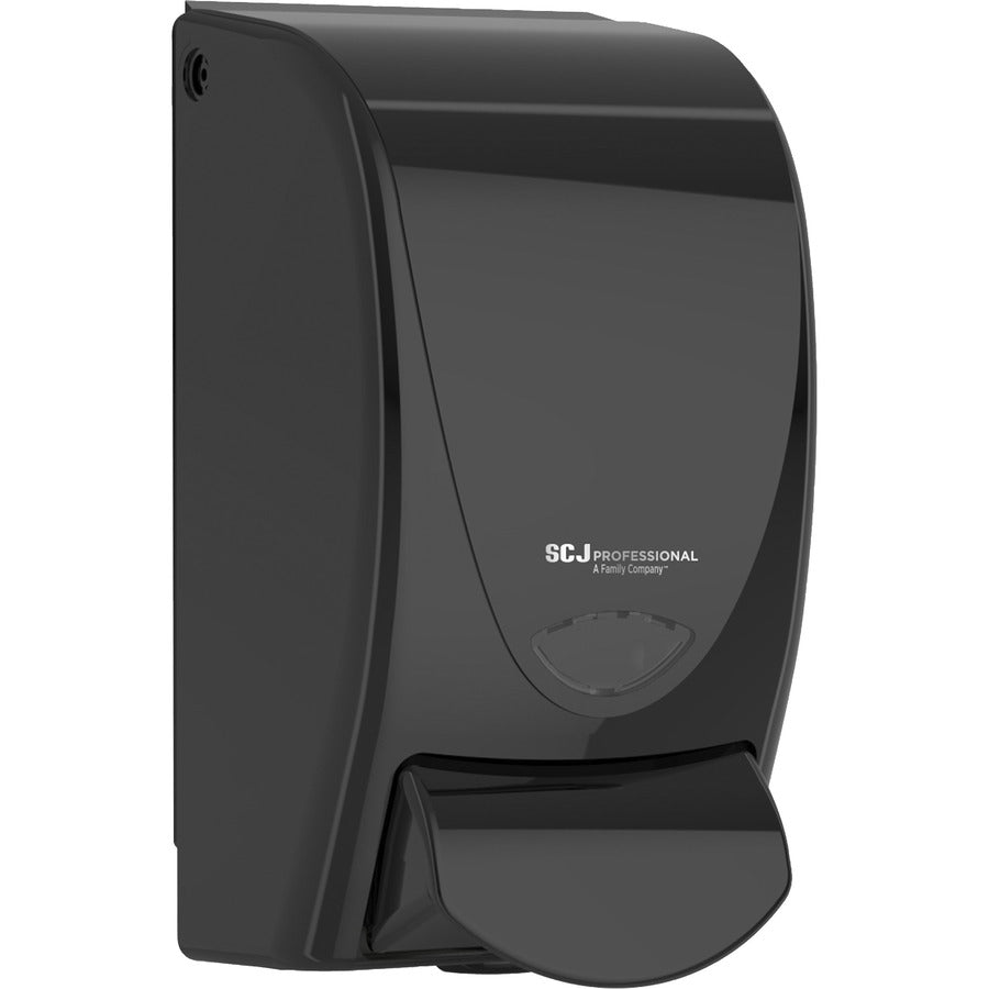 SC Johnson Proline Curve Manual Dispenser - Manual - 1.06 quart Capacity - Durable, Antimicrobial, Anti-bacterial - Black - 1Each