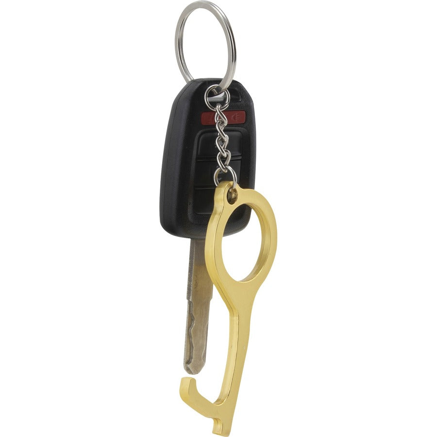 advantus-touch-free-door-opener-25-width-x-03-height-x-33-length-2-pack-brown-brass_avt75695 - 5