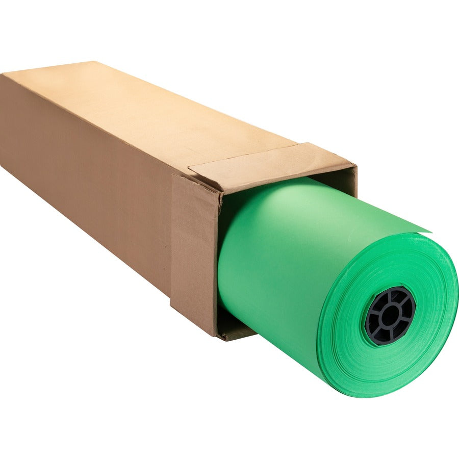 Tru-Ray Construction Paper Art Roll - Art Project, Mural, Banner - 36"Width x 500 ftLength - 1 / Roll - Festive Green - Sulphite - 8