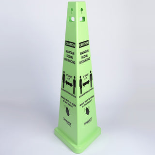 Impact TriVu Social Distancing 3 Sided Safety Cone