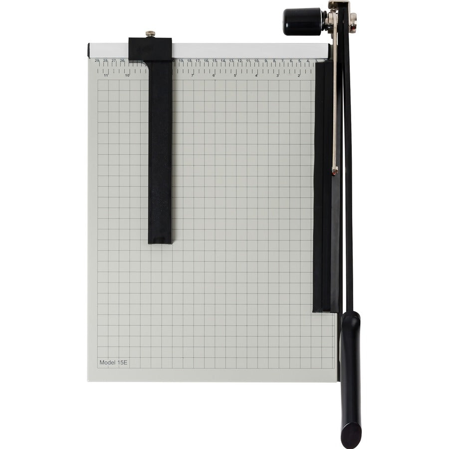 Vantage Guillotine Paper Trimmer/Cutter, 15 Sheets, 15" Cut Length, Metal Base, 12.25 x 15.75