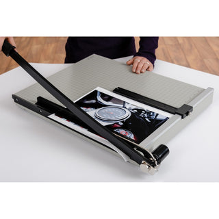 Vantage Guillotine Paper Trimmer/Cutter, 15 Sheets, 18" Cut Length, Metal Base, 15.5 x 18.75