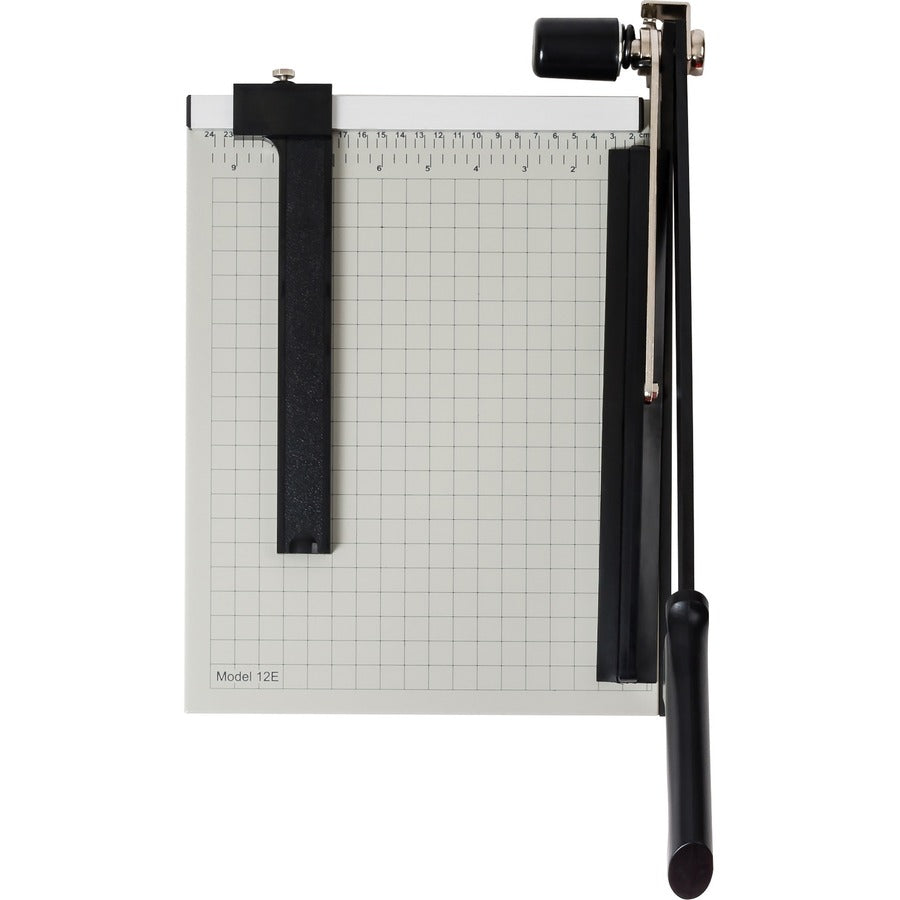 Vantage Guillotine Paper Trimmer/Cutter, 15 Sheets, 12" Cut Length, Metal Base, 10 x 12.75