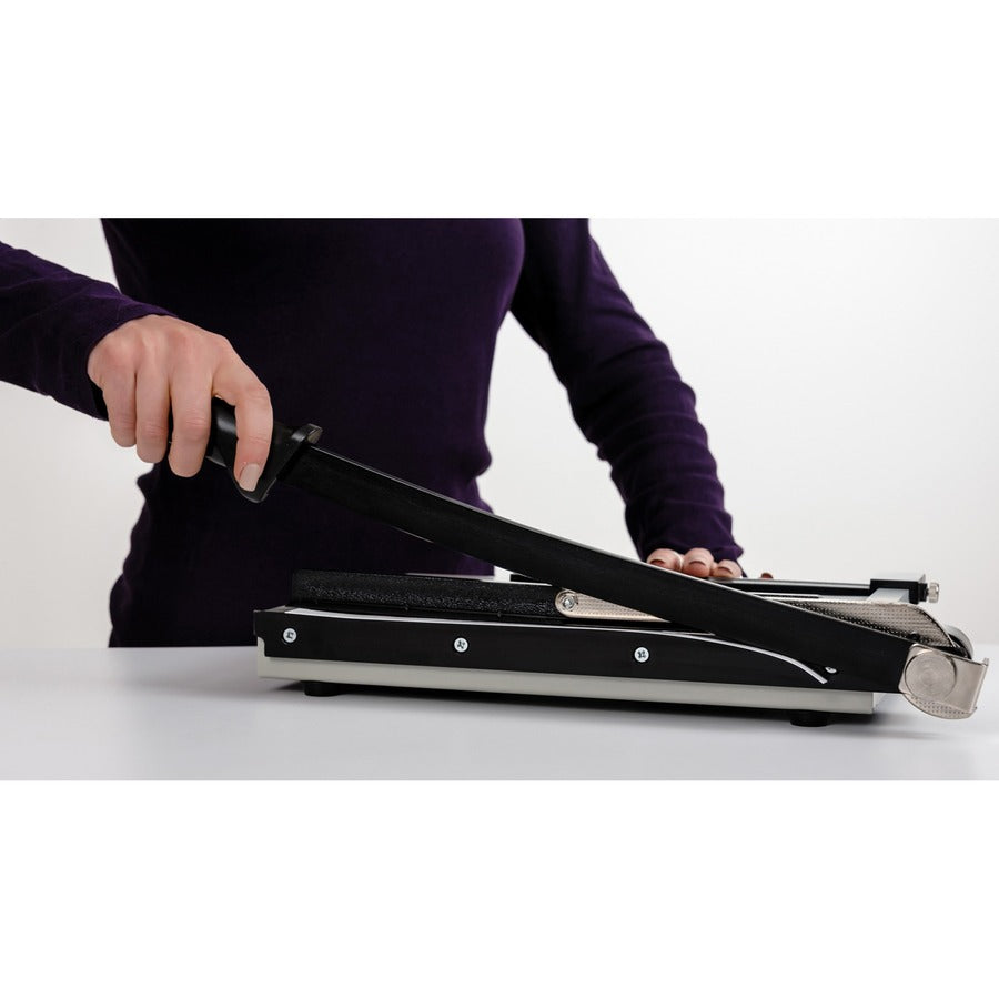 Vantage Guillotine Paper Trimmer/Cutter, 15 Sheets, 12" Cut Length, Metal Base, 10 x 12.75
