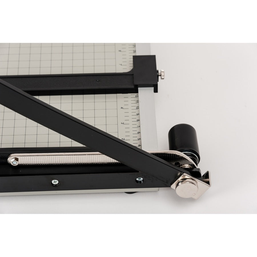 Vantage Guillotine Paper Trimmer/Cutter, 15 Sheets, 12" Cut Length, Metal Base, 10 x 12.75