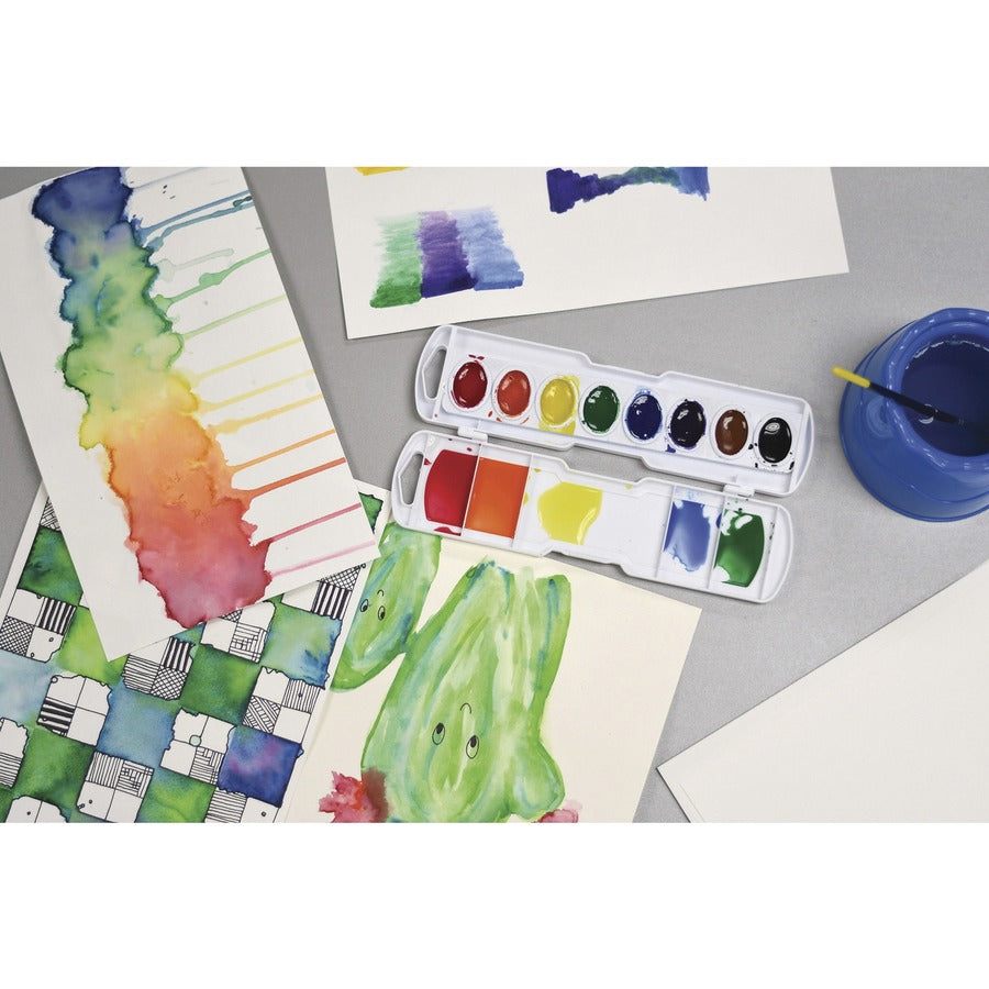 UCreate Watercolor Paper - 140 lb Basis Weight - 9" x 12" - White Paper - Acid-free, Recyclable - 50 / Pack