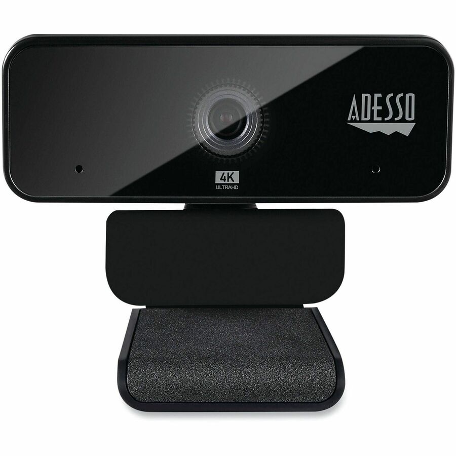 CyberTrack H6 4K USB Fixed Focus Webcam with Microphone, 3840 Pixels x 2160 Pixels, 8 Mpixels, Black