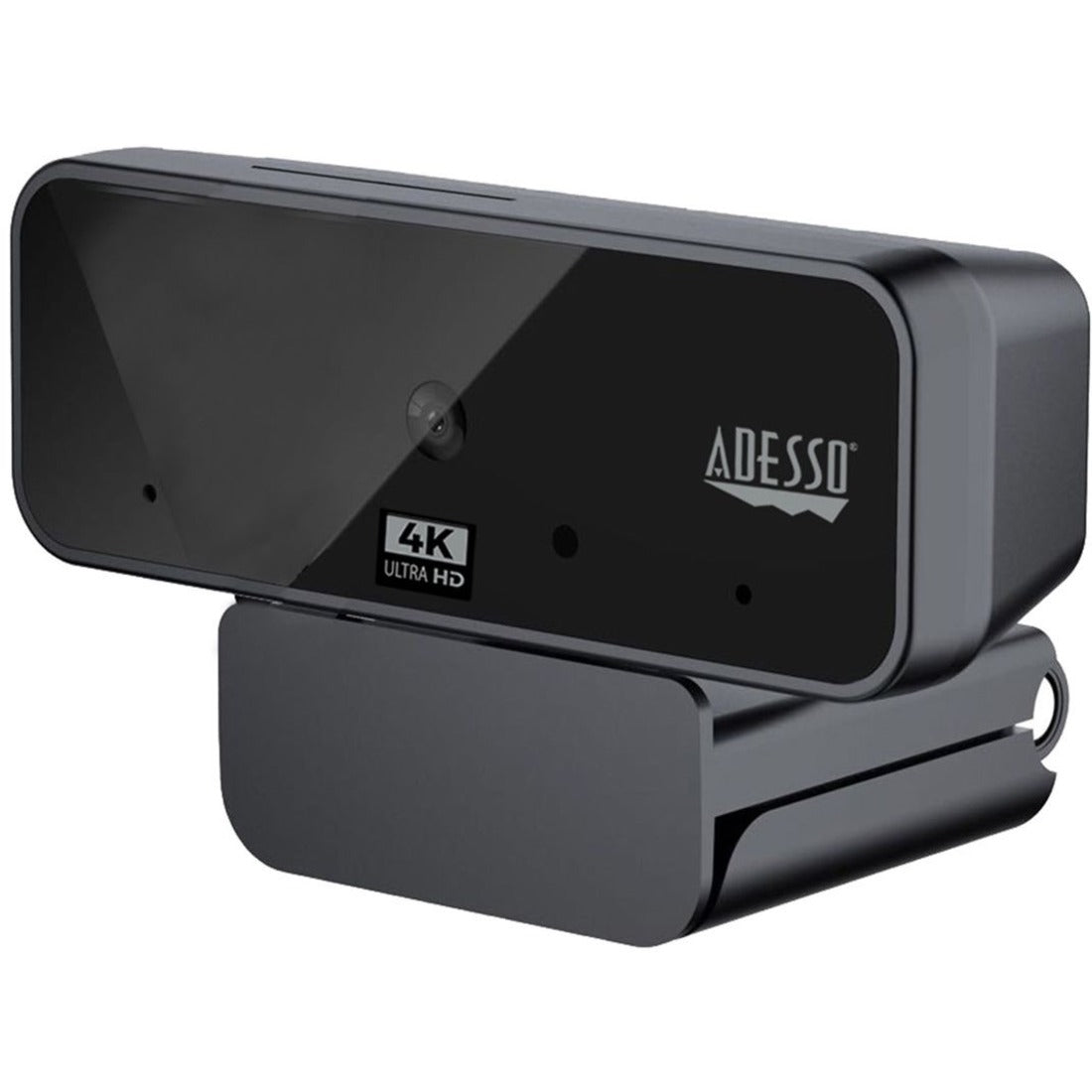 CyberTrack H6 4K USB Fixed Focus Webcam with Microphone, 3840 Pixels x 2160 Pixels, 8 Mpixels, Black