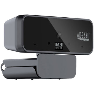 CyberTrack H6 4K USB Fixed Focus Webcam with Microphone, 3840 Pixels x 2160 Pixels, 8 Mpixels, Black