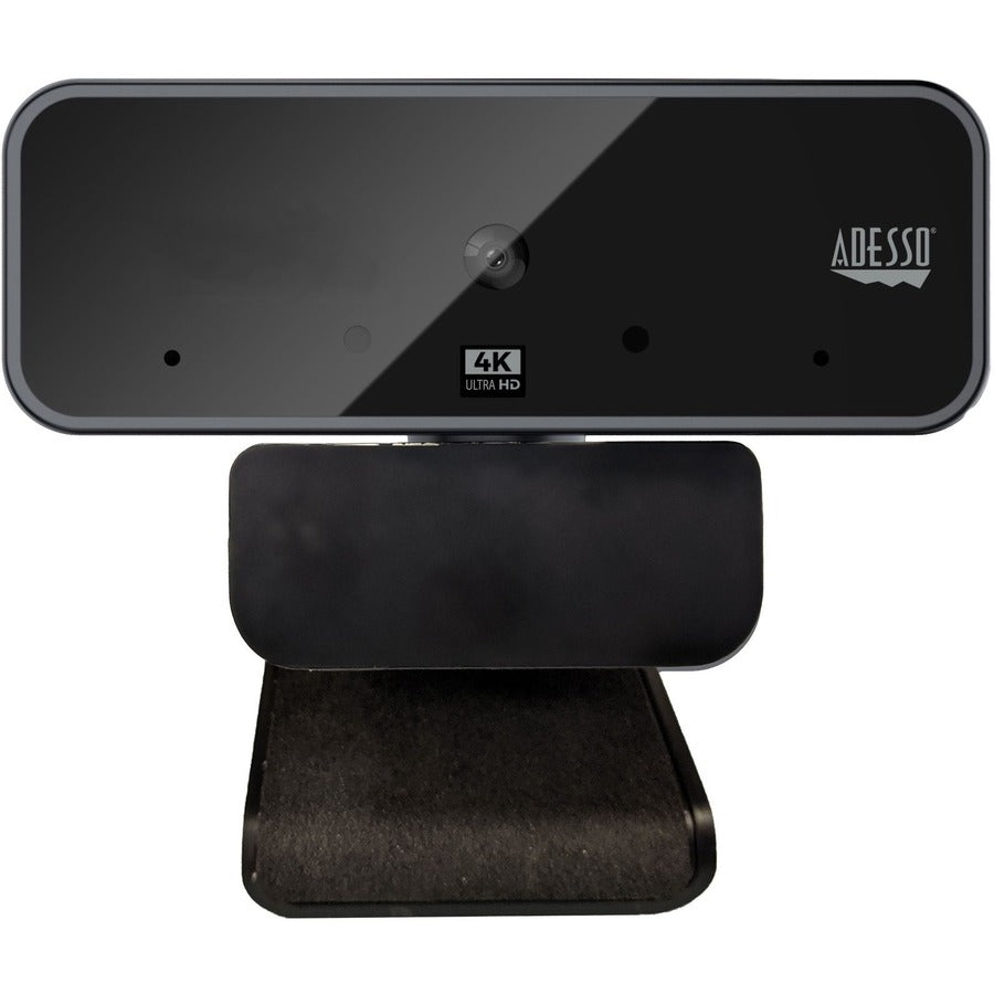 CyberTrack H6 4K USB Fixed Focus Webcam with Microphone, 3840 Pixels x 2160 Pixels, 8 Mpixels, Black