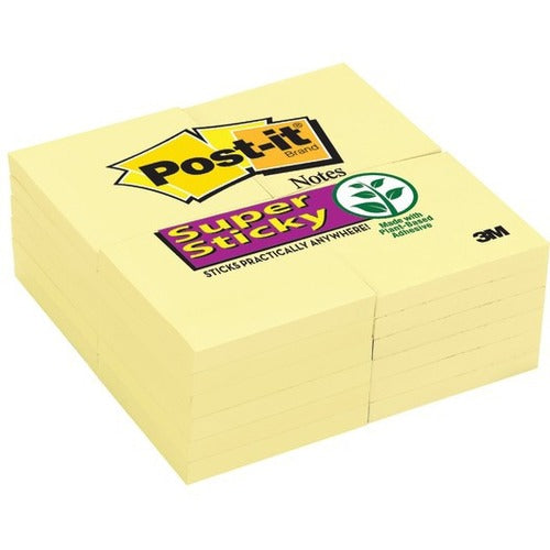 Pads in Canary Yellow, Value Pack, 3" x 3", 90 Sheets/Pad, 24 Pads/Pack
