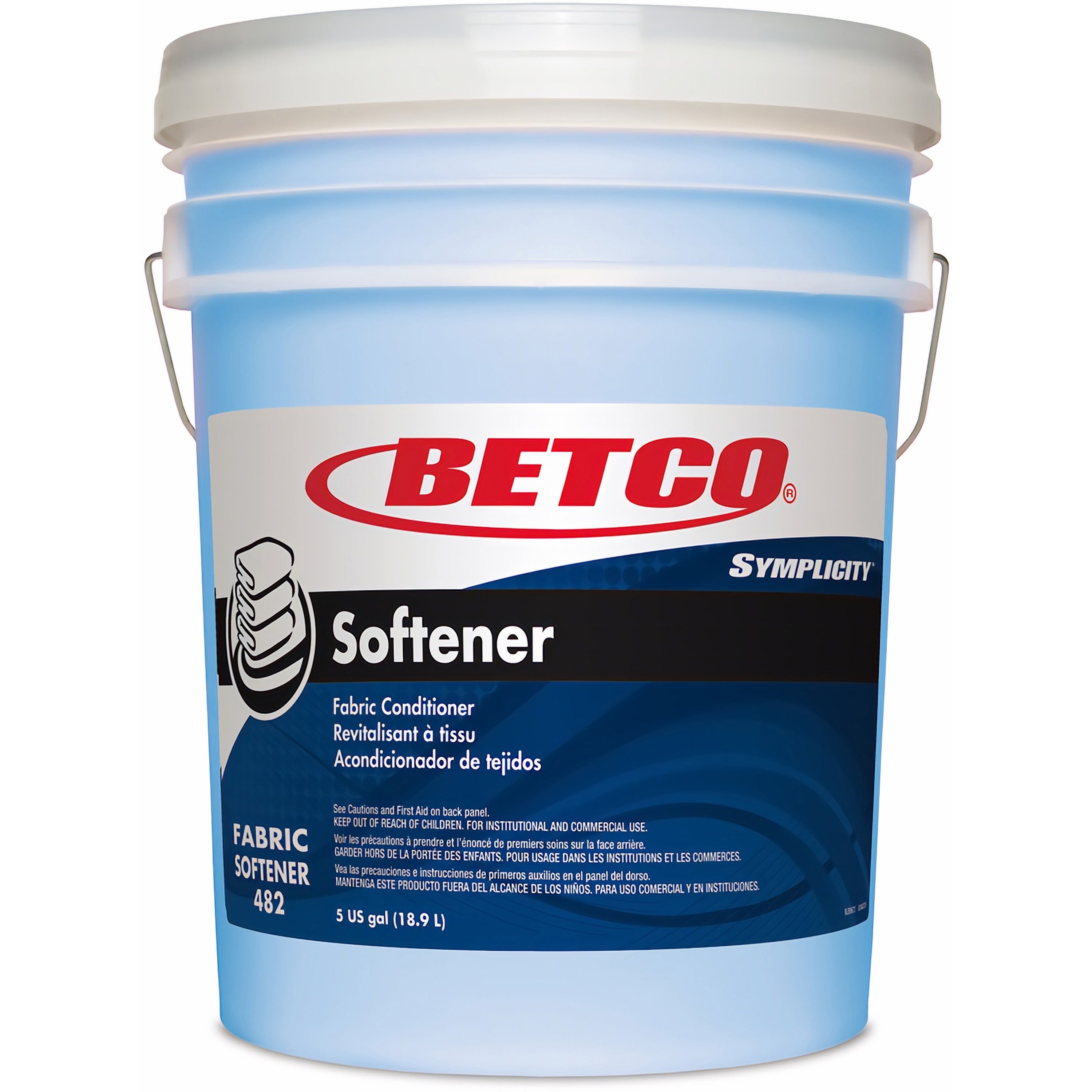betco-symplicity-fabric-softener-fresh-scent-640-oz-ready-to-use-640-oz-40-lb-fresh-scent-1-each-soft-spill-resistant-blue_bet4827800 - 1