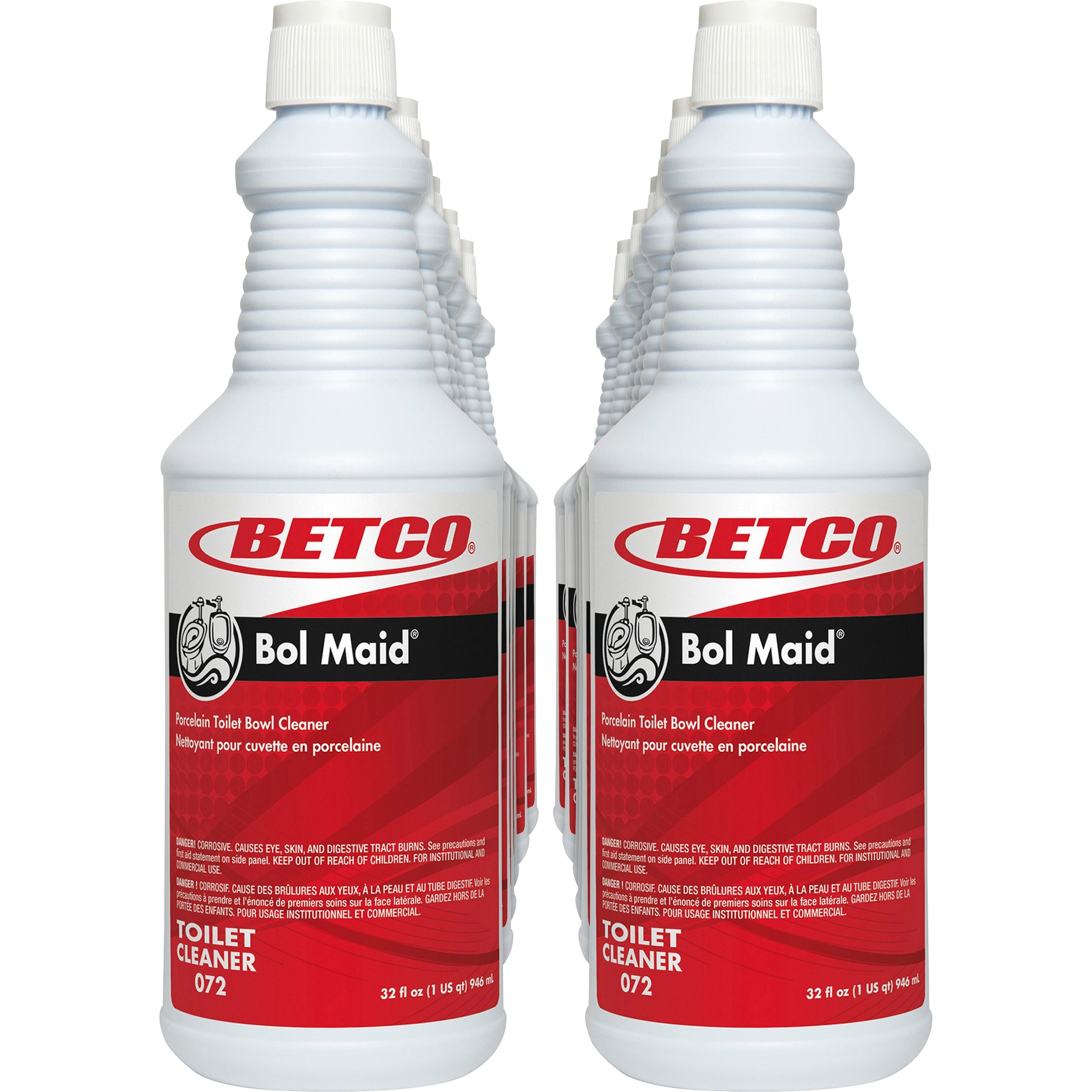 betco-bol-maid-toilet-cleaner-mint-scent-1-quart-pack-of-12-ready-to-use-32-fl-oz-1-quart-3860-oz-241-lb-mint-scent-12-carton-blue_bet0721200 - 1