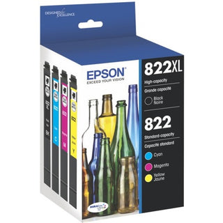 T822XL-BCS (T822XL/T822) DURABrite Ultra High-Yield/Standard Ink, Black/Cyan/Magenta/Yellow