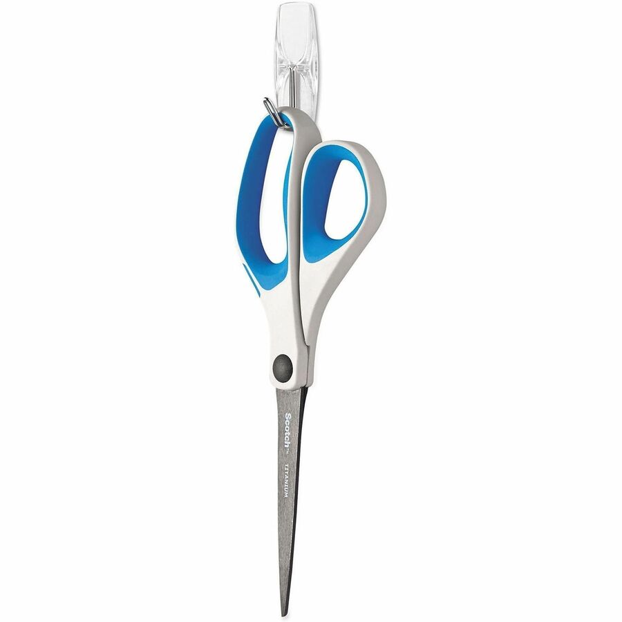 Clear Hooks and Strips, Medium, Plastic, 2 lb Capacity, 6 Hooks and 8 Strips/Pack