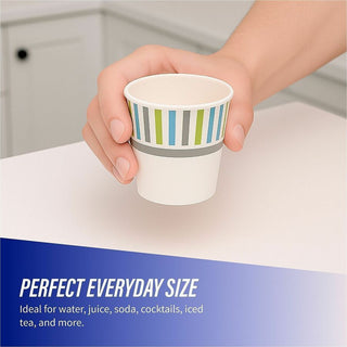 Genuine Joe 3 oz Cold Cups - 50 / Pack - Paper - Cold Drink, Beverage