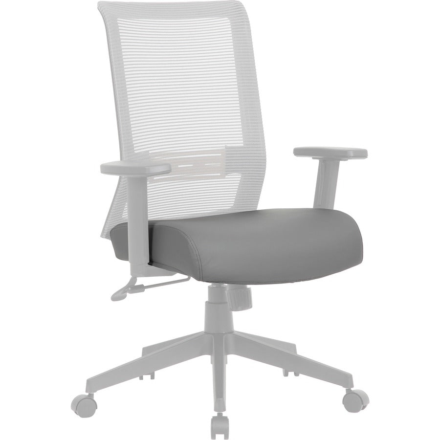 Lorell Antimicrobial Seat Cover - 19" Length x 19" Width - Polyester - Gray - 1 Each - 5