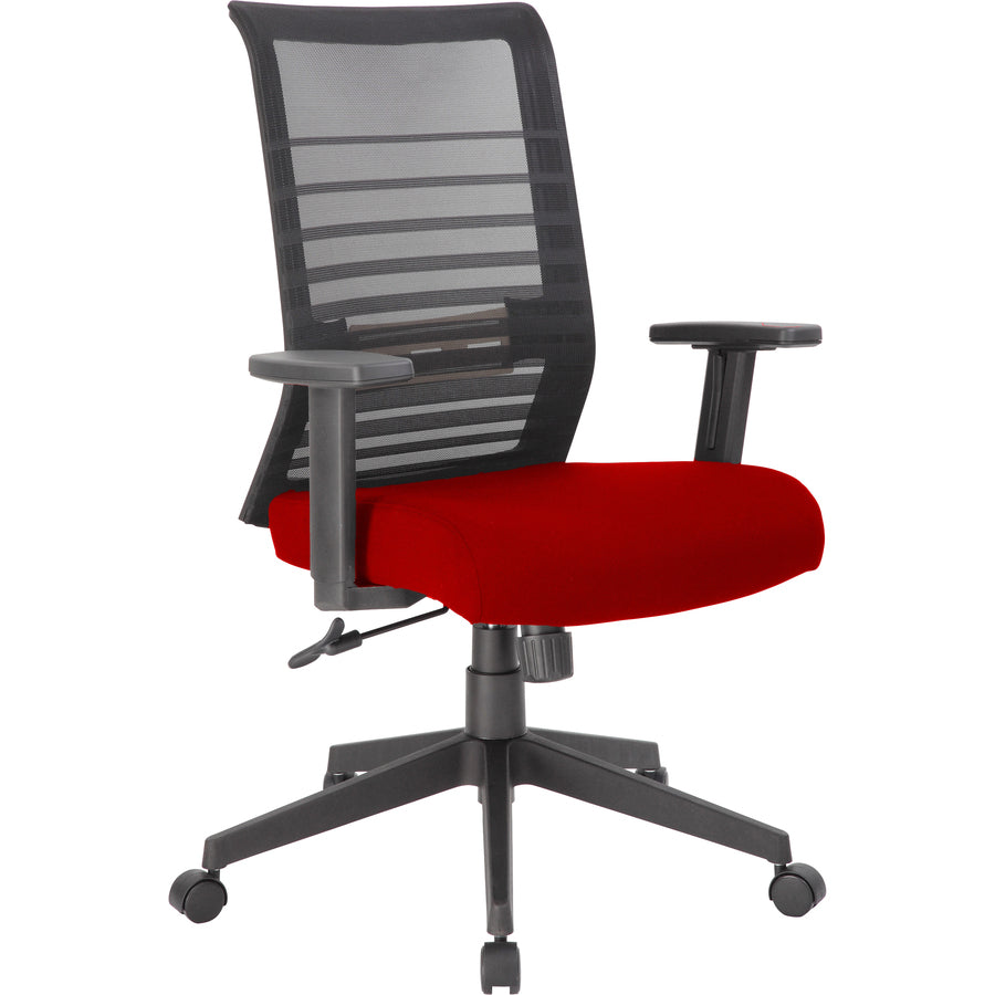 lorell-removable-mesh-seat-cover-19-length-x-19-width-polyester-mesh-red-1-each_llr00591 - 2