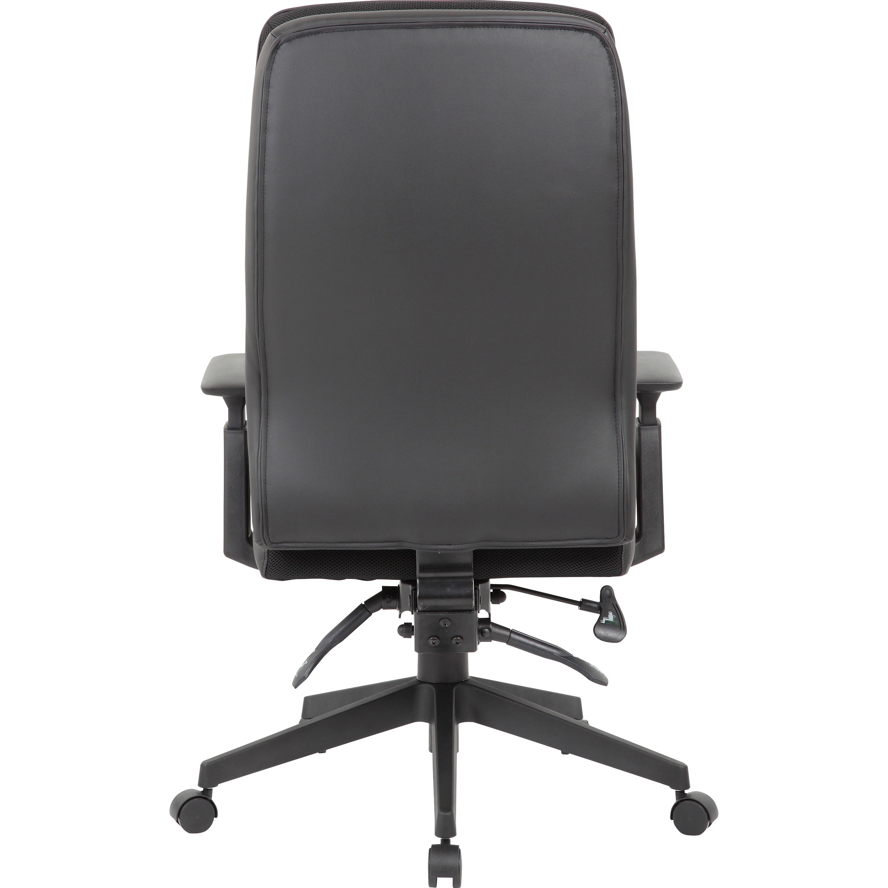 lorell-soft-high-back-executive-office-chair-black-vinyl-seat-black-vinyl-back-black-frame-high-back-5-star-base-armrest-1-each_llr03206 - 3