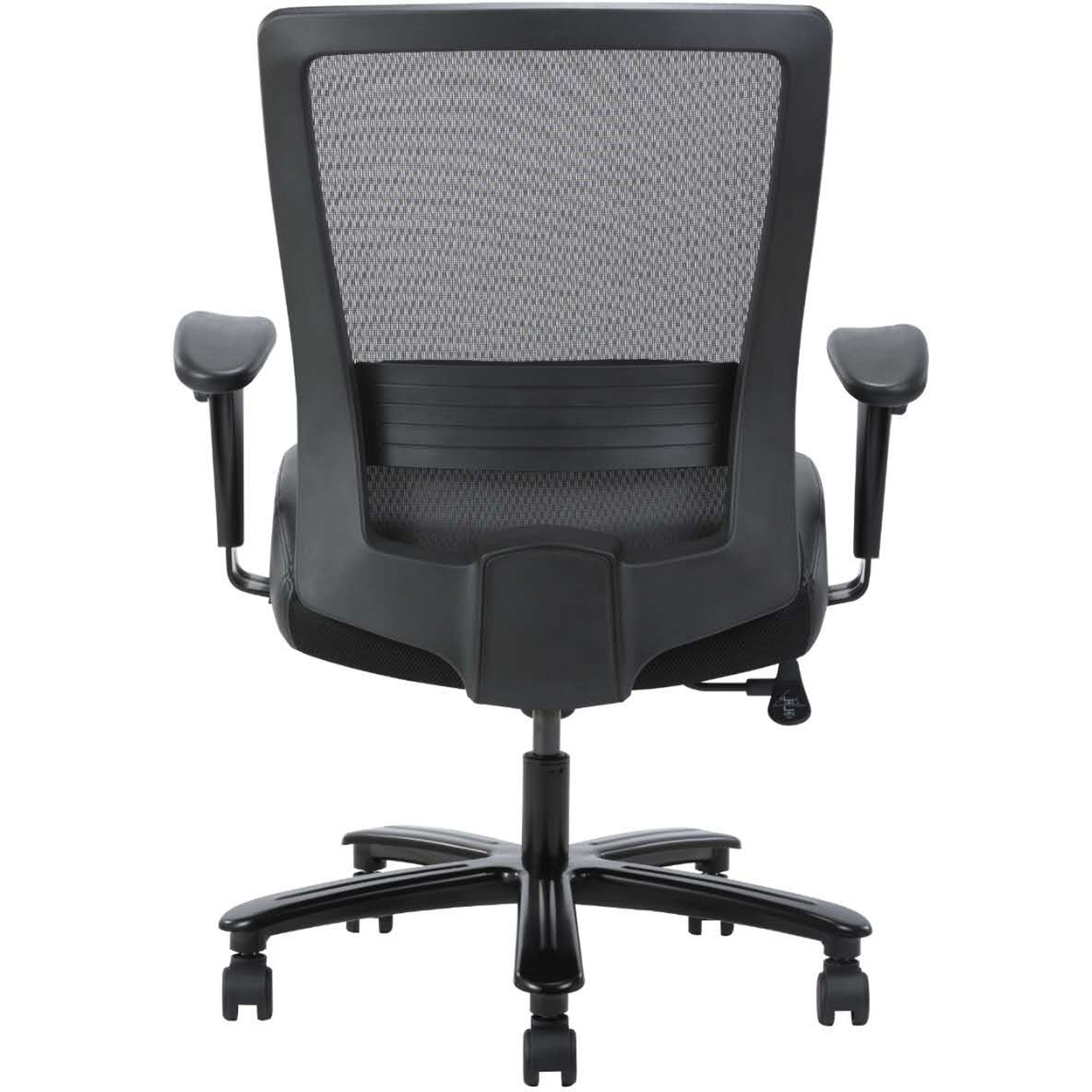 lorell-heavy-duty-mesh-back-task-chair-black-leather-polyurethane-seat-black-armrest-1-each_llr03207 - 4