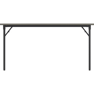 Lorell Folding Training Table - For - Table TopMelamine Top x 60" Table Top Width x 18" Table Top Depth x 1" Table Top Thickness - 30" Height - Assembly Required - Gray - 1 Each
