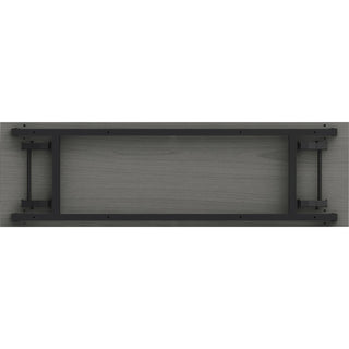 Lorell Folding Training Table - For - Table TopMelamine Top x 60" Table Top Width x 18" Table Top Depth x 1" Table Top Thickness - 30" Height - Assembly Required - Gray - 1 Each