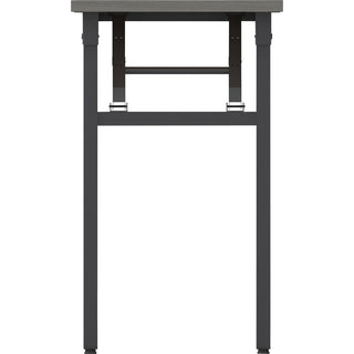 Lorell Folding Training Table - For - Table TopMelamine Top x 60" Table Top Width x 18" Table Top Depth x 1" Table Top Thickness - 30" Height - Assembly Required - Gray - 1 Each