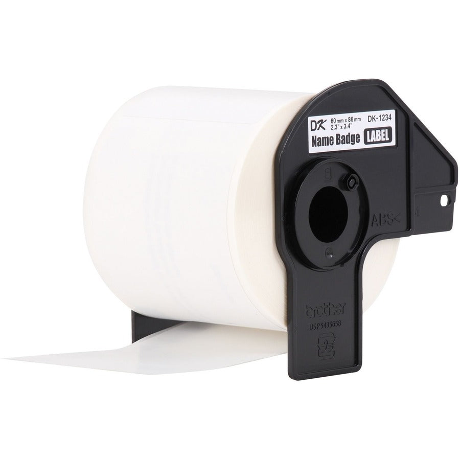 Die-Cut Name Badge Labels, 2.3 x 3.4, White, 260 Labels/Roll, 3 Rolls/Pack