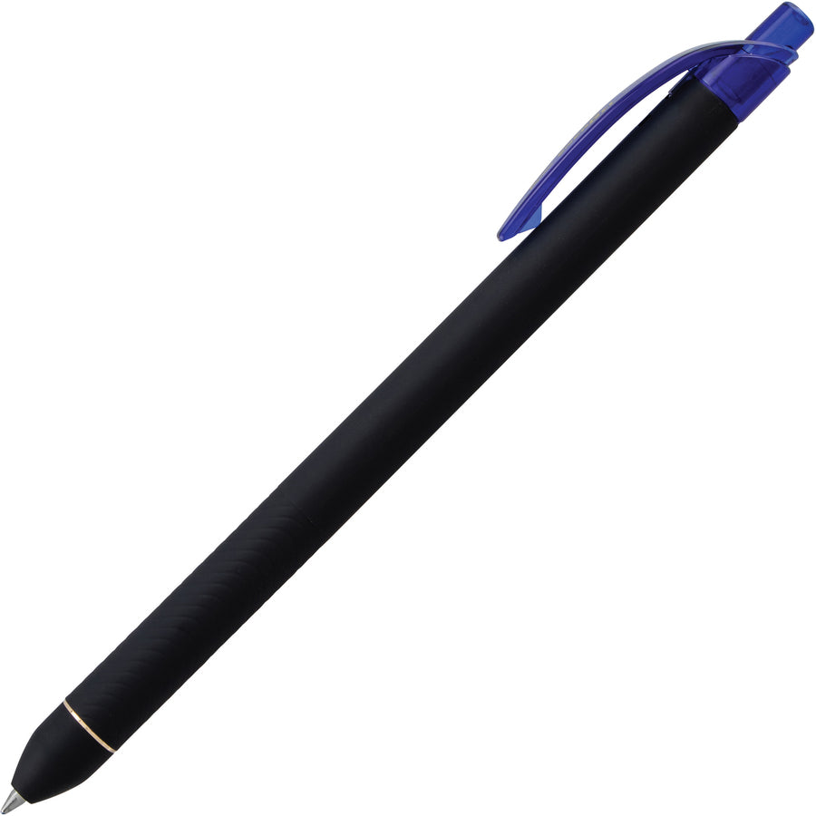 energel-07mm-retractable-pens-07-mm-pen-point-size-retractable-blue-liquid-gel-ink-ink-rubberized-barrel-1-dozen_penbl437r1c - 2